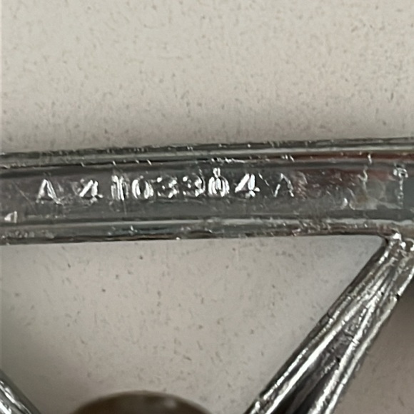 Vintage OEM Chrysler Star Emblem - Silver Used Condition - Picture 6 of 6